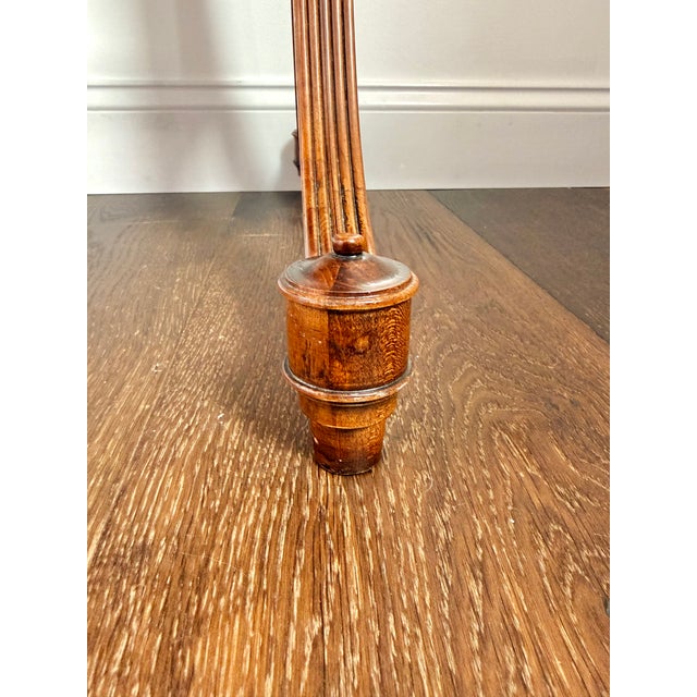 1950s Baker Furniture Mahogany and Burl Wood Writing Desk / Console Table With Gallery Back – Traditional Elegant Design For Sale - Image 9 of 17