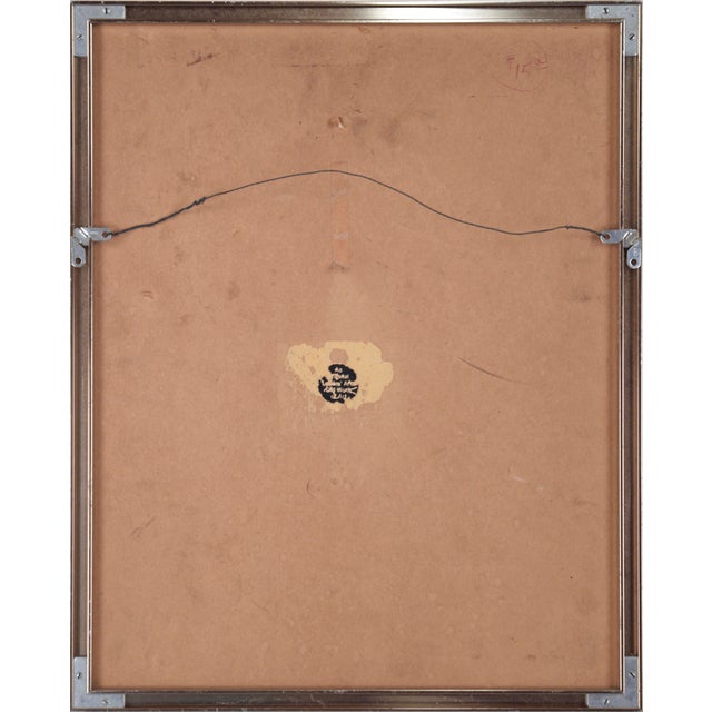 Scribe and Personal Assistant to the Shogun - Japanese Woodblock Print on Paper For Sale - Image 10 of 10