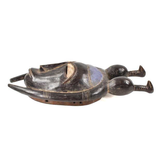 Early 20th Century Early 20th Century Djimini Ligbi Do Society Mask Côte d'Ivoire For Sale - Image 5 of 7