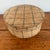 Tan Antique Round Plaid Fabric Covered Band Box With Lid For Sale - Image 8 of 8