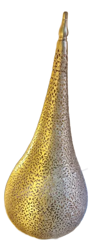 Moroccan Antique Brass Floor Lamp