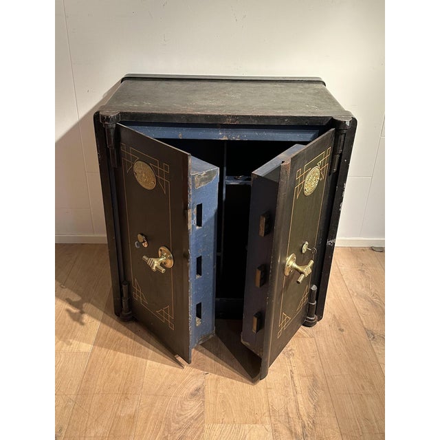 Antique English Iron Safe, 1890s For Sale - Image 17 of 18