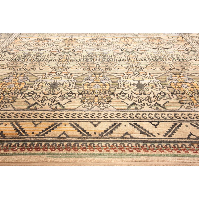 Textile High-Quality Modern Samara Handmade Wool Rug by Doris Leslie Blau For Sale - Image 7 of 9