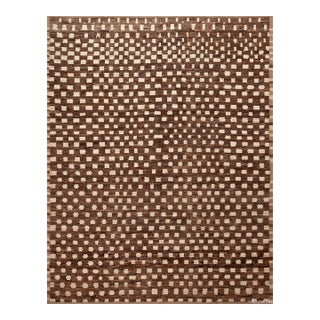 Nazmiyal Collection Modern Checkboard Design Rug For Sale