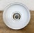 Vintage Industrial Beige Painted Ceiling Lamp For Sale - Image 11 of 17