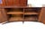 Mid-Century Modern 2-Piece Kagan Style Dark Walnut Sideboard W/Bar Cabinet For Sale - Image 9 of 13