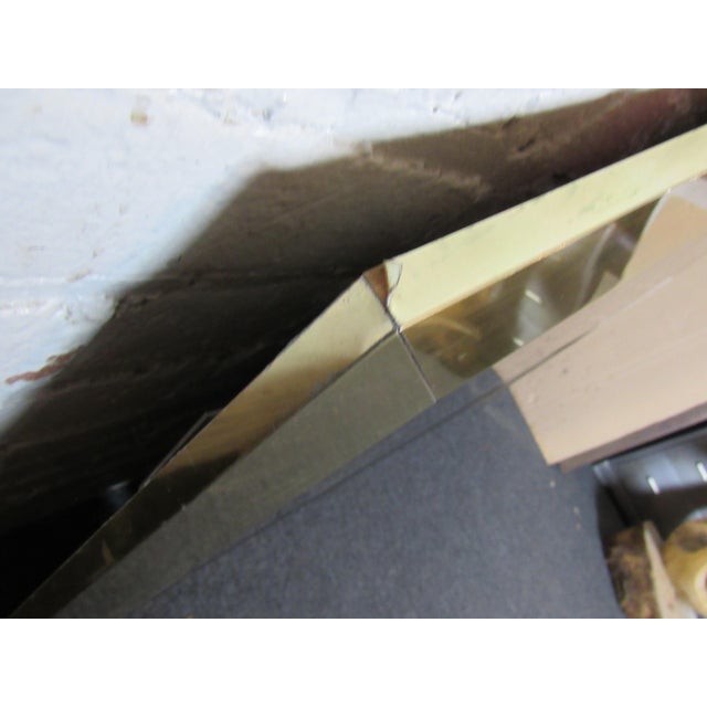 Mid 20th Century Vintage Mirrored Headboard in the Style of Paul Evans For Sale In New York - Image 6 of 9