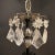 Mid 20th Century Rock Crystal, Iron and Silver Gilt Chandelier For Sale - Image 5 of 6