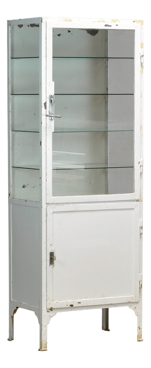 Iron Medical Cabinet, 1930s