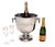French Silver-Plated Cuvee Champagne Cooler For Sale - Image 3 of 10