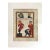 Vintage Print from 14th c. Codex Manesse in 14x18 Mat: "Der Burggraf von Lienz" For Sale