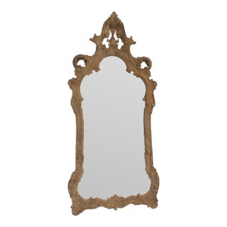 Vintage La Barge Hollywood Regency Rococo Revival Ornate Wall Mirror For Sale