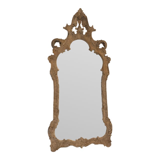 Vintage La Barge Hollywood Regency Rococo Revival Ornate Wall Mirror For Sale