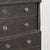 19th Century Large Black Chest of Five Drawers From Denmark For Sale - Image 12 of 18