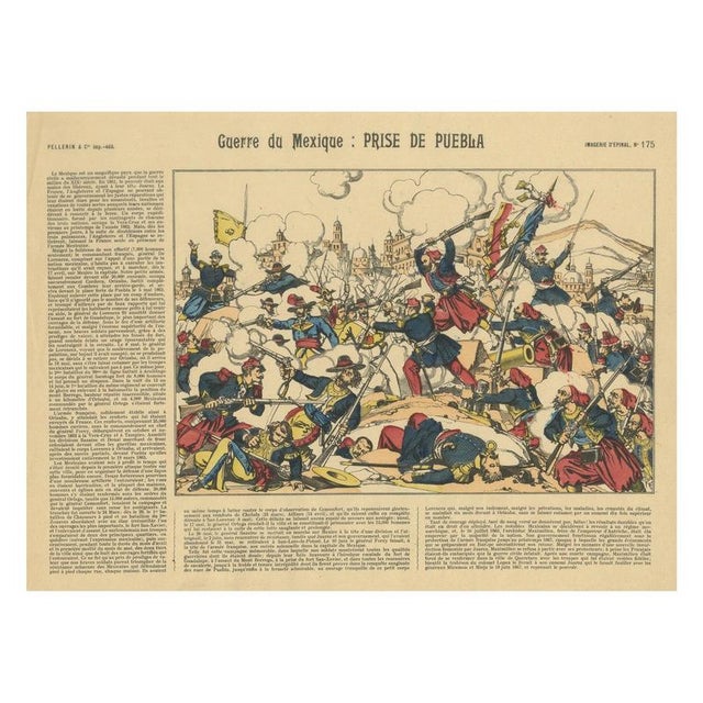 Battle of Puebla, 1863, Paper For Sale - Image 12 of 12