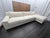 Rh Modena Track Arm Right-Arm Chaise Sectional – Performance Linen Weave in Natural For Sale In Columbus - Image 6 of 18