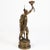 Antique Native American Bronze Sculpture Lamp For Sale - Image 4 of 11