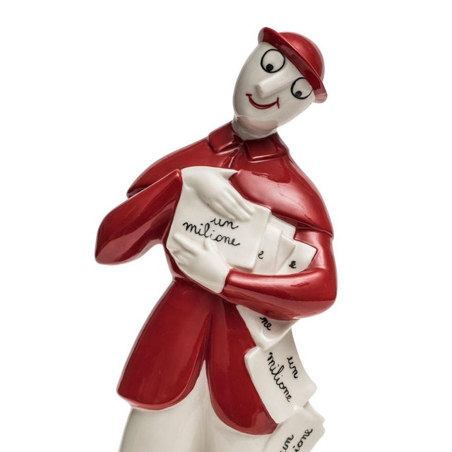 Vintage Mr. Bonaventura Sculpture from Luigi Fabris & Sergio Tofano, 1958 For Sale - Image 3 of 7