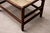 Brazilian Rosewood and Cane Four Seat Bench With Ivory Boucle Cushions, Brazil, 1960s For Sale - Image 4 of 13