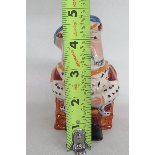 Staffordshire Toby Henry the VIII Ceramic Character Mug For Sale In Miami - Image 6 of 12