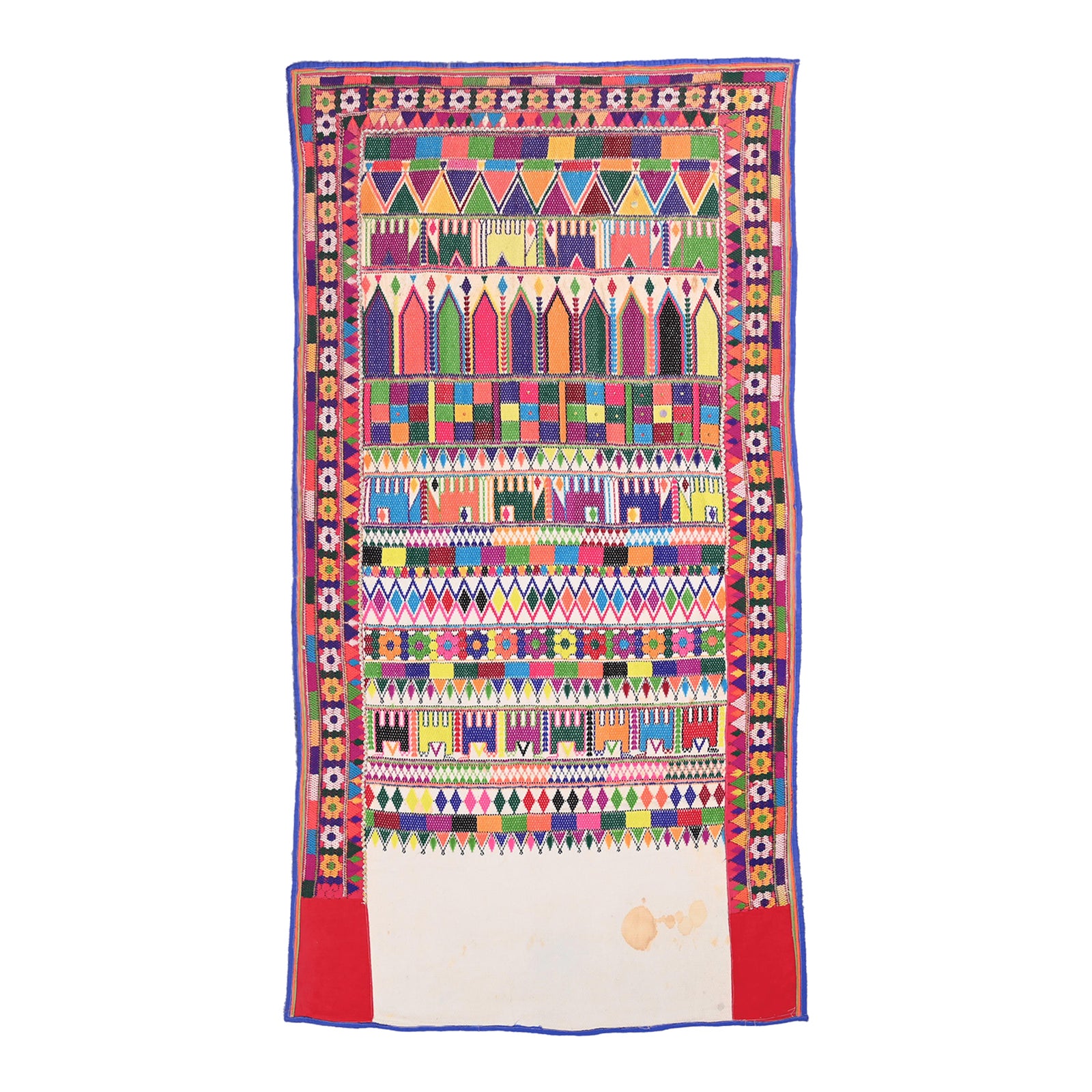 Vintage Gujarati Embroidery Wall Decor Tapestry Chairish