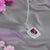 Diamond Rubellite Tourmaline Necklace 18" 18k Gold 1.80 TCW Certified For Sale - Image 10 of 16