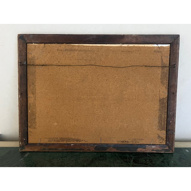 Vintage Signed Provencial Painting, Signed by Artist, C. 1930's For Sale - Image 13 of 13