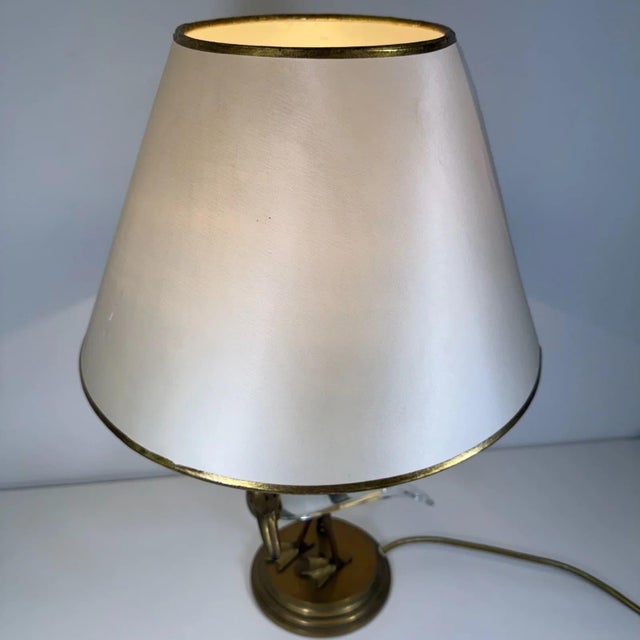 Florence Lamp in Brass with Glass Duck, Italy, 1960s For Sale - Image 13 of 16