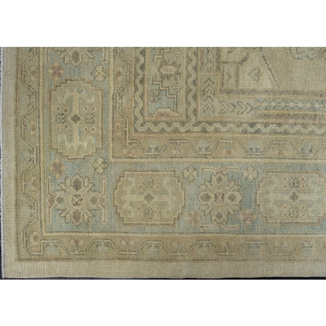 Turkish Oushak Rug 9'3" x 13' For Sale - Image 4 of 7