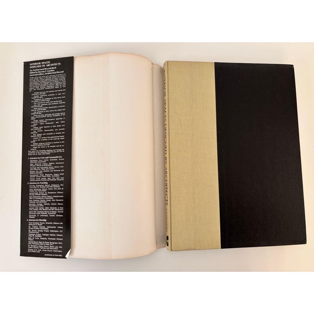 Interior Spaces Designed by Architects 1974 Hardcover Book For Sale - Image 4 of 12