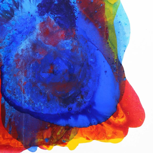 2020s Large Oversized Colorful Artwork "Magical Night Ii" Contemporary Original Abstract Acrylic Painting by Clara Berta For Sale - Image 5 of 8