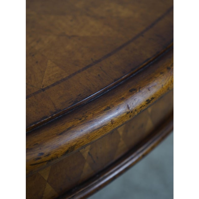 Jonathan Charles Round English Style Drum Table For Sale - Image 17 of 18