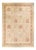 Mogul Collection Hand-Knotted Area Rug - Ivory 12' 5" x 17' 10" For Sale