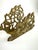 1960s Vintage Art Nouveau Style Cast Brass Letter Holder For Sale - Image 5 of 8