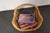 Large woven wicker basket with handle (ca. 1970s, USA). Versatile, attractive piece which can be used for...