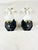 Early 20th Century 1940s Mid-Century Ceramic & Metal Tole Floral Wall Sconces - A Pair For Sale - Image 5 of 11