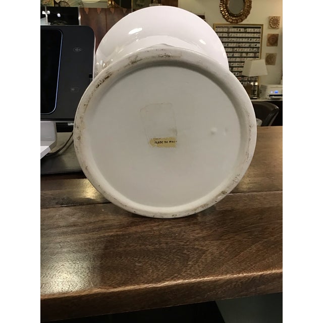 Late 20th Century Monumental Ceramic Vase in the Style of Piero Fornasetti For Sale - Image 10 of 10