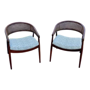 Vintage James Mont Side Chairs - Pair