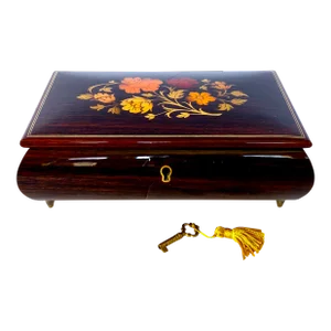 Italian Reuge Music Box With Key