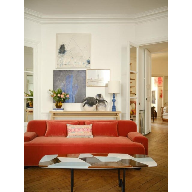Malone Coffee Table in Ceramic with Plywood and Metal by Popus Editions For Sale - Image 12 of 13