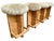 2020s Cicely Modern Stool by Bertu in New Zealand Sheepskin and White Oak For Sale - Image 5 of 7