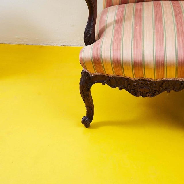 Late 19th/Early 20th Century Wooden Sofa For Sale - Image 5 of 14