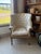 French Country Set of 2 Restoration Hardware Tufted Deconstructed Wingback Chairs For Sale - Image 3 of 10