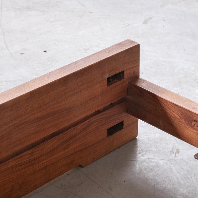 Mid-Century L02A Single Bed in Elm from Pierre Chapo For Sale - Image 6 of 13