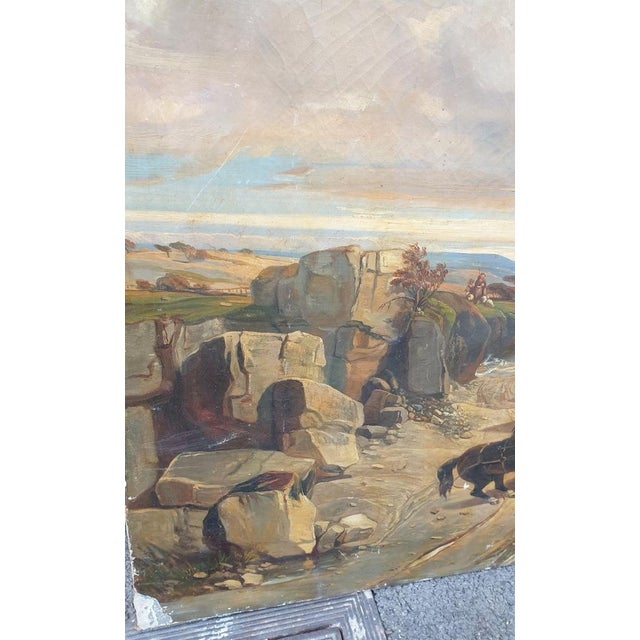 The Storm, Oil on Canvas, 19th Century For Sale - Image 18 of 18