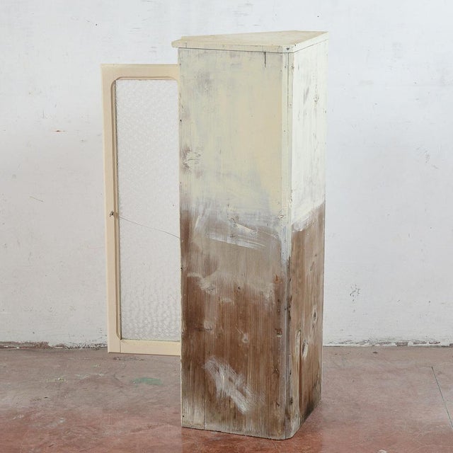 Small Vintage Corner Display Cabinet For Sale - Image 5 of 11