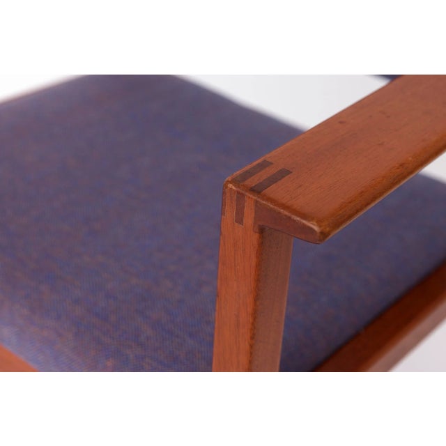 Wood Vintage Armchair by Børge Mogensen for Fredericia Stolefabrik, 1960s For Sale - Image 7 of 11