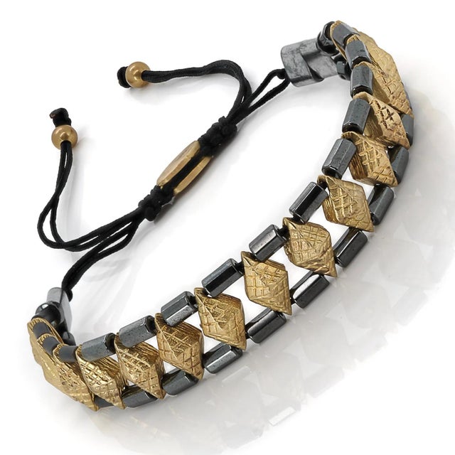 Woven Hematite Energy Bracelet For Sale In Miami - Image 6 of 7