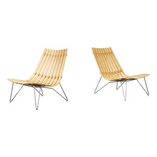 Scandinavian Easy Chairs by Hans Brattrud for Fjordfiesta, 2000s, Set of 2 For Sale