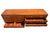 Wood Vintage Italian Wooden Chest of Drawers with Brass Handles, 1950s For Sale - Image 7 of 9